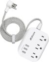Mifaso USB Power Strip With 3 Outlets