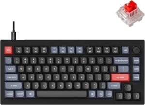 Keychron V1 Wired Mechanical Keyboard, Hot-Swappable