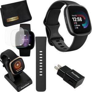 Fitbit Versa 4 Health & Fitness Smartwatch Bundle