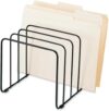 Fellowes Vertical File, 5 Sections, Black (72351)