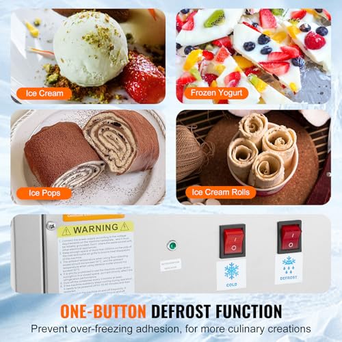 VEVOR Fried Ice Cream Roll Machine, 11" x 9.5 - Image 3