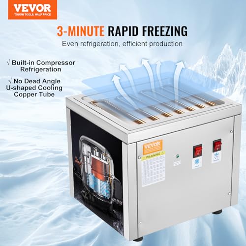 VEVOR Fried Ice Cream Roll Machine, 11" x 9.5 - Image 2