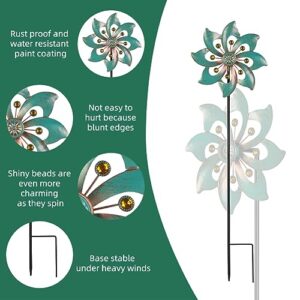 VEWOGARDEN Small Waterproof Metal Pinwheels Wind Spinner