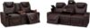 Seatcraft Vienna Leather Home Theater Sofa Recliner