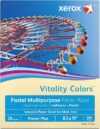 Xerox Vitality Colors Pastel Printer Paper, Ivory