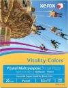 Xerox Vitality Colors™ Printer Paper, Goldenrod, 500 Sheets