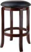 Winsome Walcott Swivel Bar Stool, 24″, Walnut