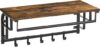 VASAGLE Wall-Mounted Coat Rack with Hooks ULCR12BX