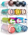 spospo Water Bottle Organizer Shelf, 4 Pack