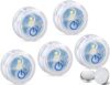 LUXPRO Waterproof Micro LED Puck Lights – 5 Pack