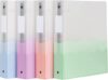 Oxford Wave Binders, Strong Flexible Poly, 4-Pack