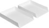 Amazon Basics White Rectangular Desk Organizer Tray