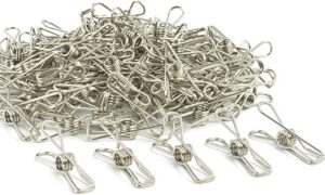 JDYOOMI Wire Clothespins Laundry Clips – 100 Pack