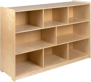 Flash Furniture Wooden Classroom Storage Cabinet, 36″ H