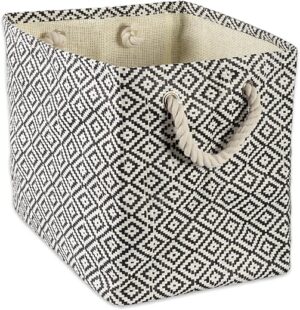 DII Woven Paper Storage Bin, Medium Rectangle