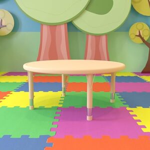 Flash Furniture Wren 45″ Round Adjustable Activity Table