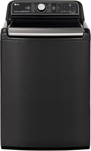 LG WT7900HBA Top Loading Washer, Black Steel