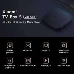 Xiaomi TV Box S 2nd Gen 4K Streaming Media Player