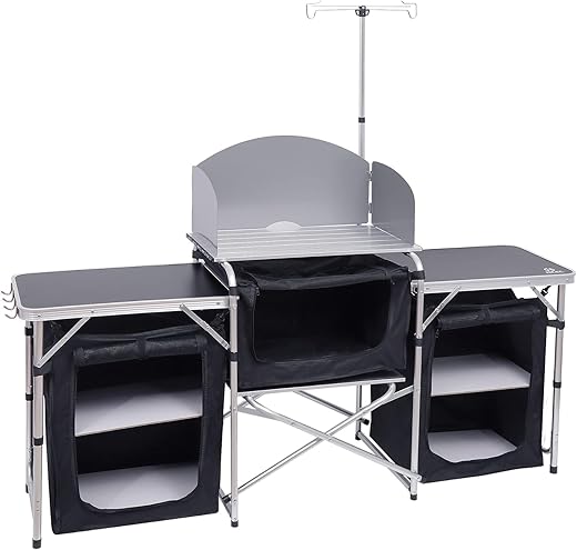Nice C XL Padded Camping Chair & Folding Table