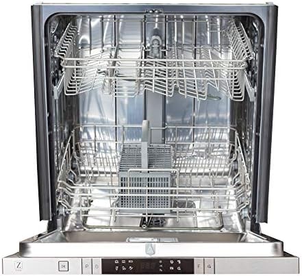 ZLINE 24 In. Black Matte Dishwasher With Stainless Steel Tub - Image 5