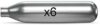 PepperBall 12g CO2 Gas Cartridge (6-Pack)