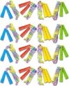 FORSUN 16 Pack Vibrant Rainbow Jump Rope Set