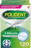 Polident 3 Minute Denture Cleanser Tablets – 120 Count