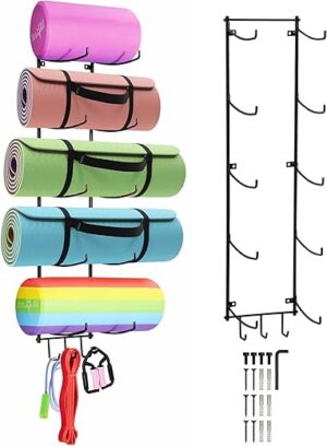 Yes4All 3-Tier Steel Yoga Mat Rack Organizer