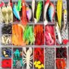Forlovv 375pcs Freshwater Fishing Lures Kit