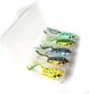 LENPABY 5pcs Frog Lure Topwater Fishing Crankbait