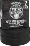 Viking Revolution Activated Charcoal Soap For Men