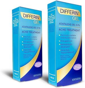 Differin Adapalene Gel 0.1% Acne Treatment, 45g