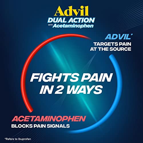 Advil Dual Action Caplets with Ibuprofen and Acetaminophen - Image 3