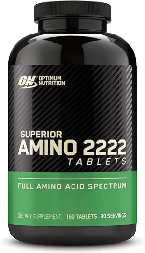 Optimum Nutrition Amino 2222 Tablets, Complete Essential EAAs