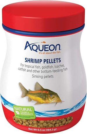 Aqueon Aqueon Shrimp Pellets Fish Food, 6.5 Ounces