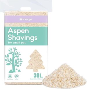 Niteangel Aspen Shaving Beddings For Small Pets (30L – Mini)