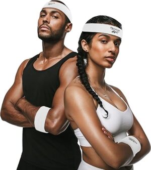 Reebok Athletic Sweatband Set - Headband & Wristbands
