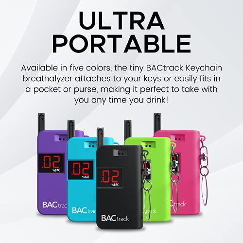 BACtrack Keychain Breathalyzer And Mouthpieces Bundle - Image 3