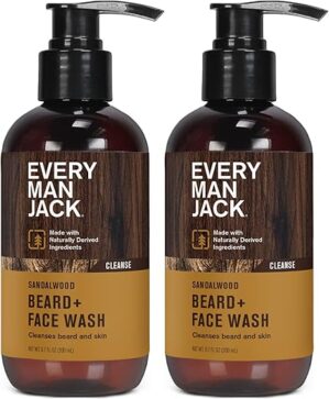 Every Man Jack Beard & Face Wash – Sandalwood Fragrance