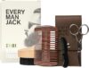 Every Man Jack Beard Grooming Tool Set – Comb, Brush, Sheers