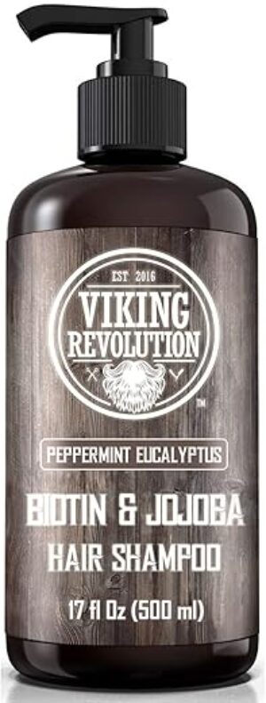 Viking Revolution Biotin Men’s Shampoo – Eucalyptus & Peppermint