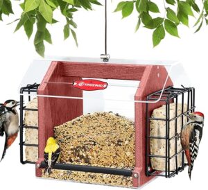 Kingsyard Bird Feeder – Recycled Plastic With Roof
