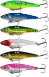 Facikono Blade Bait Bass Fishing Lures, 6pcs
