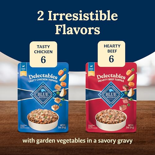 Blue Buffalo Delectables Wet Dog Food Toppers Variety Pack - Image 3