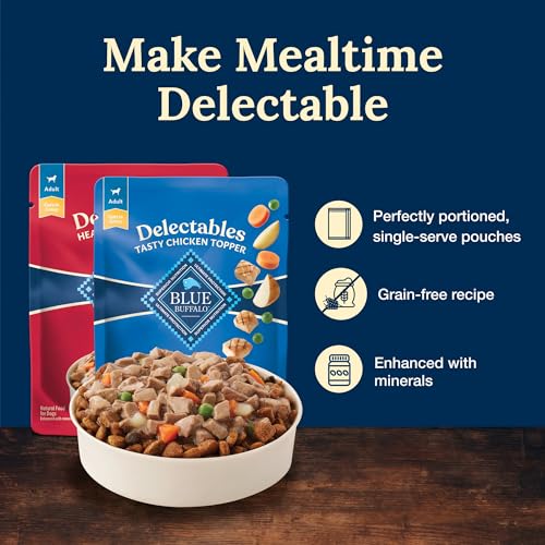 Blue Buffalo Delectables Wet Dog Food Toppers Variety Pack - Image 4