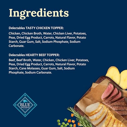 Blue Buffalo Delectables Wet Dog Food Toppers Variety Pack - Image 5