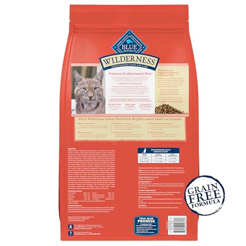 Blue Buffalo Indoor Hairball & Weight Control Cat Food - Image 2