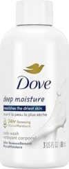 Dove Body Wash Deep Moisture For Dry Skin 3 oz