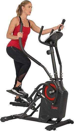 Sunny Health & Fitness Cardio Climber Stepping Elliptical Machine