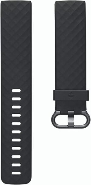 Fitbit Charge 3 Classic Bracelet, Black, Large